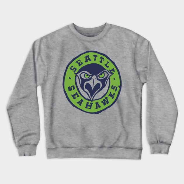 Seattle Seahaaaawks 12 Crewneck Sweatshirt by Very Simple Graph